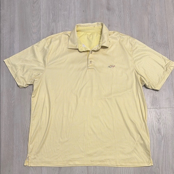 🔥BUNDLESALE Mens XL Greg Norman Collection Yellow Polo Shirt Lightweight Casual - Picture 1 of 4